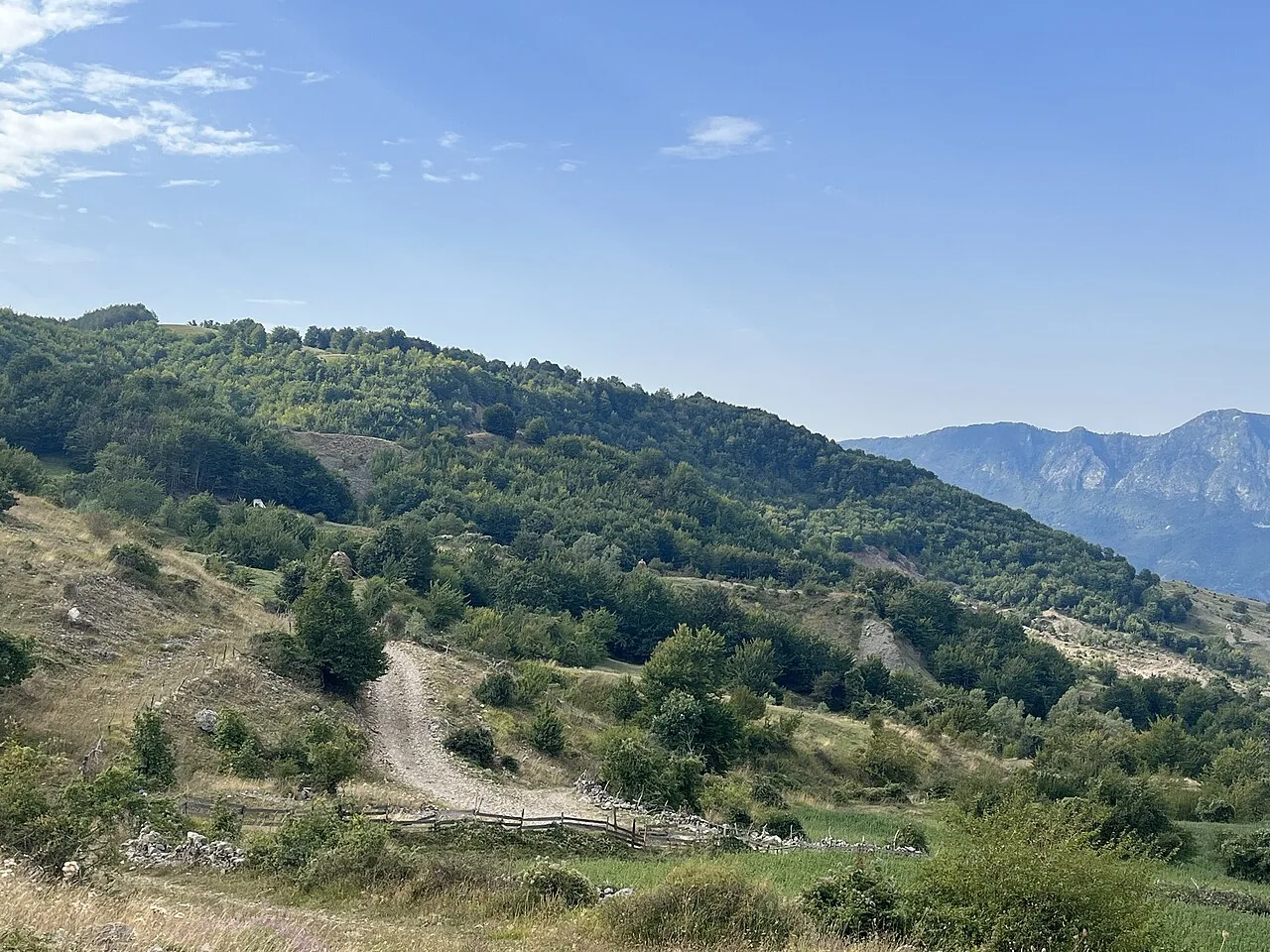 Mount Dajt near Tiranë