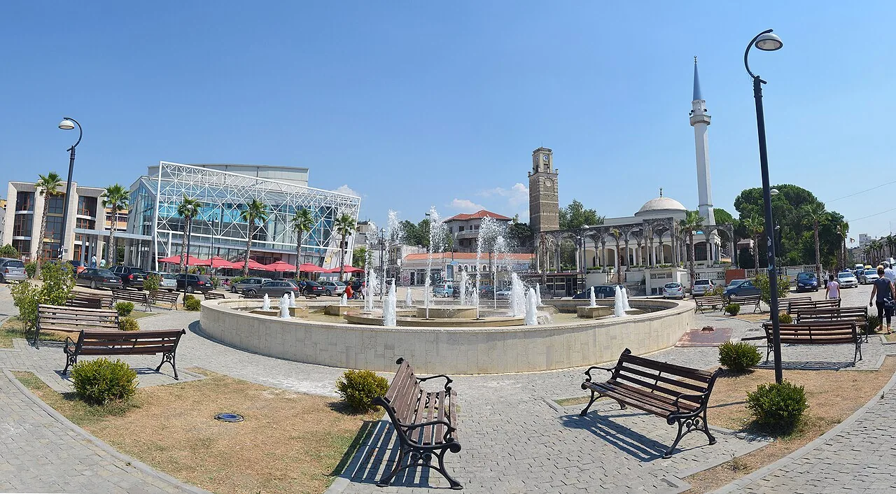 The main square of Kavajë