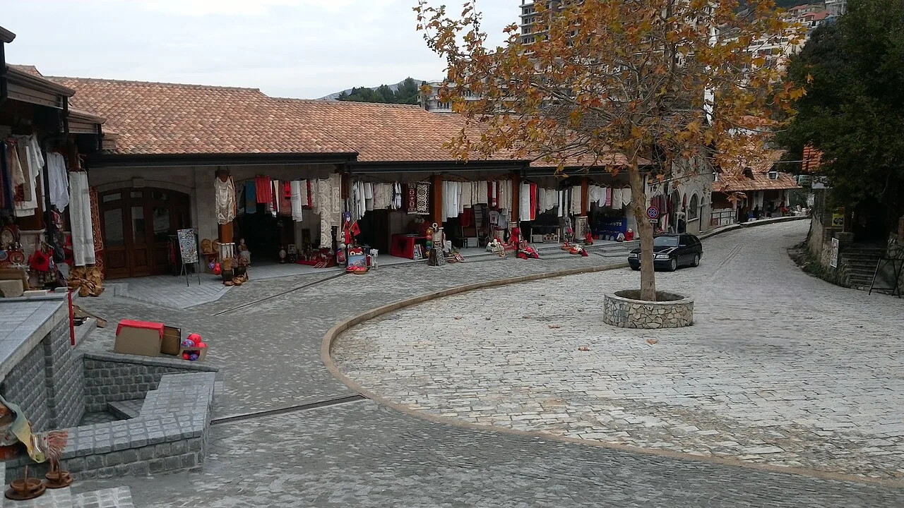 The old bazaar of Krujë
