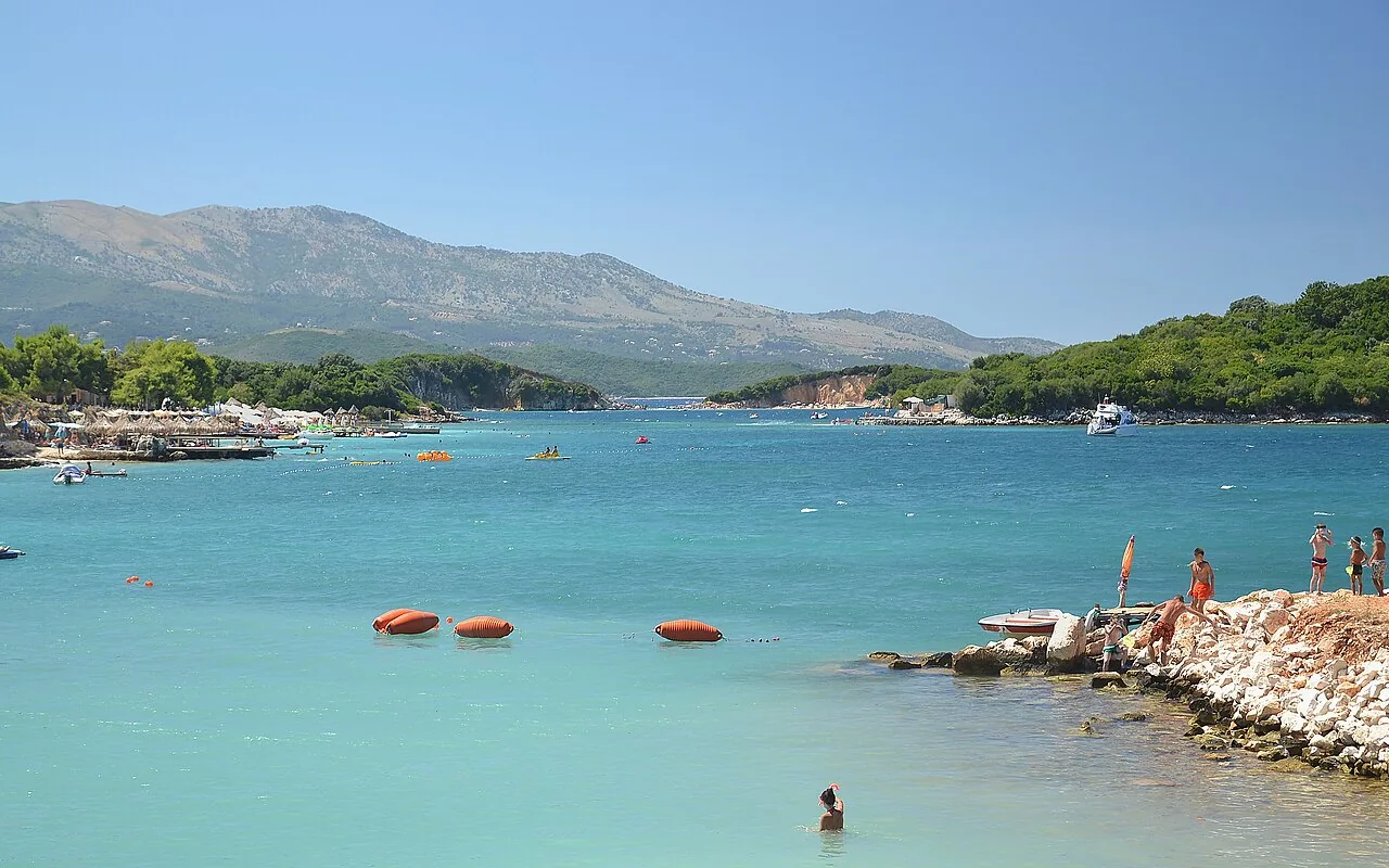 The beach at Ksamil